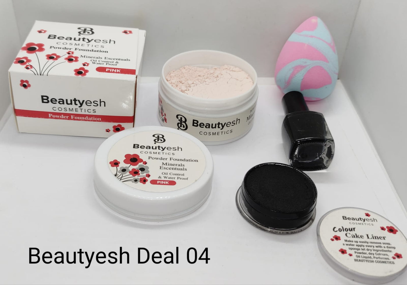Beautyesh Fabulous Deal 4-Piece Set: Loose Powder