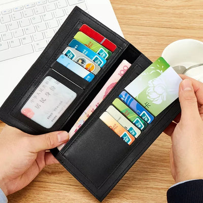 Durrani's PU Leather Long Mobile Wallet and Cardholder for Men
